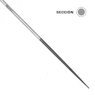 Lima vallorbe aguja redonda 160 mm