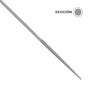 Lima vallorbe "habilis" redonda 215mm/6.5mm