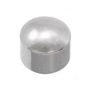 PENDIENTES BOTON PLATEADO