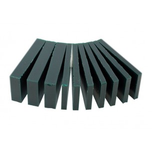 Cera láminas 1/2 libre Ferris verde 6 a 3 mm.