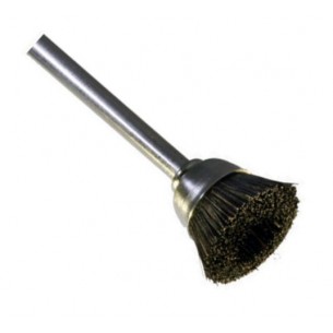 Cepillo montado copa pelo negro duro