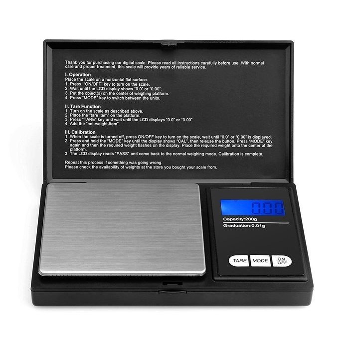 POCKET ELECTRONIC SCALE P-500/0,1 gr