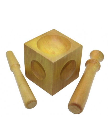 Juego embutidora+2 embutidores de madera