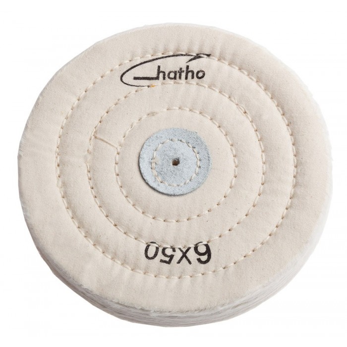 Disco algodón blanco Hatho 50 capas 150x15 mm