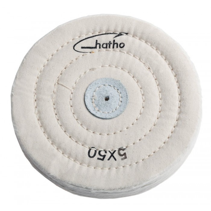 Disco de algodón blanco Hatho 50 hojas 125x15 mm.