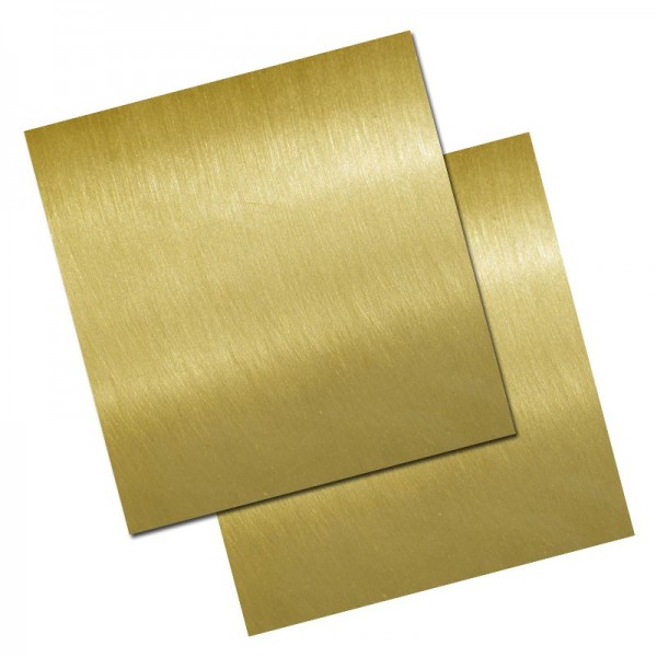 Plancha de latón 305 x 305 x 5 mm.