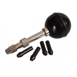 Mango para buriles con cuatro pinzas