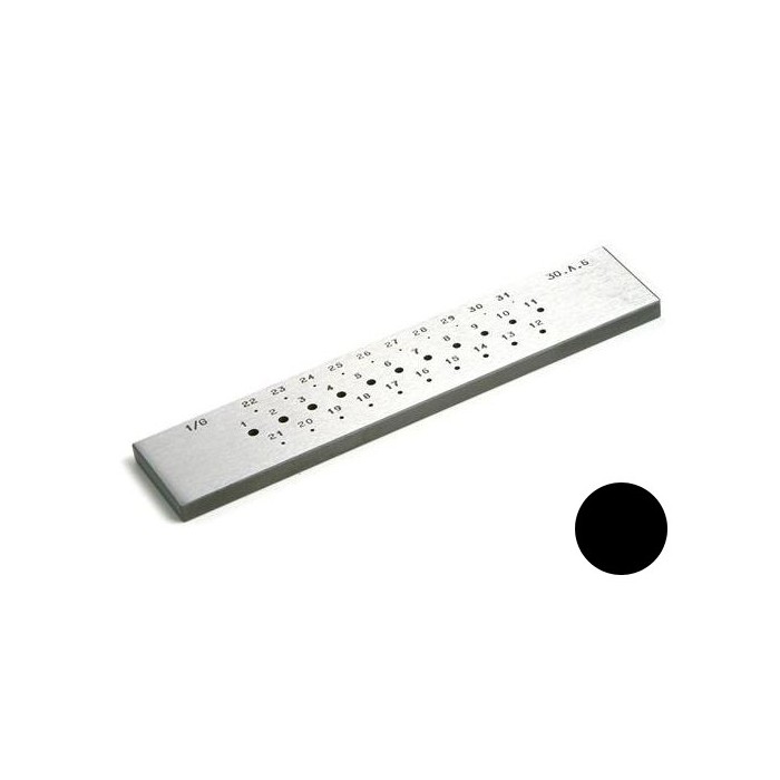 ROUND DRAWPLATES 31 HOLES (6a3 mm)