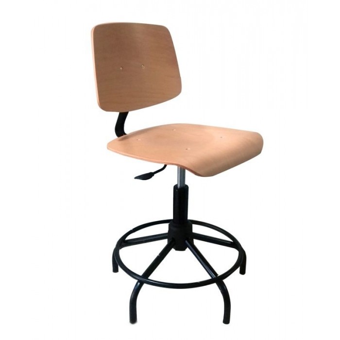 CHAIR MOD.M-1-A G 42/55 cm WOOD WITH RING