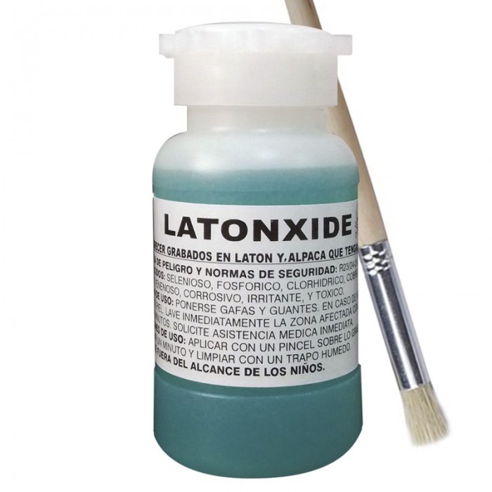 Envejecedor para latón y alpaca Latonxide 120 ml.