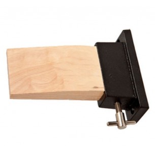 Astillera de madera con soporte para atornillar