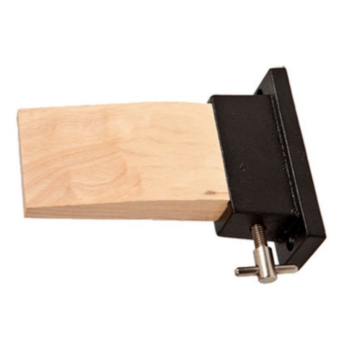 Astillera de madera con soporte para atornillar