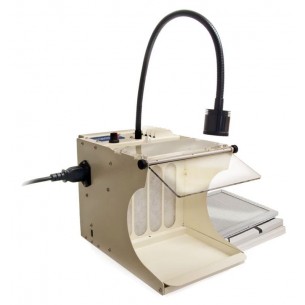 Protector para pulidora con luz y aspiración