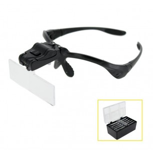 Lupas Binoclares con montura 5 lentes