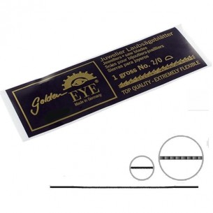 Pelos de sierra "Golden Eye" 2/0 130 mm. 1 gruesa