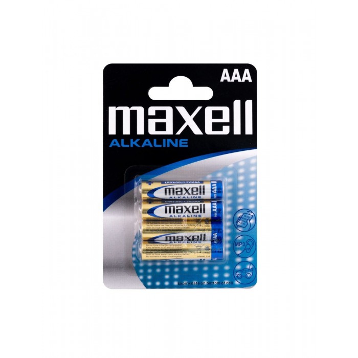 Pila alcalina AAA Maxell Pack 4 unidades