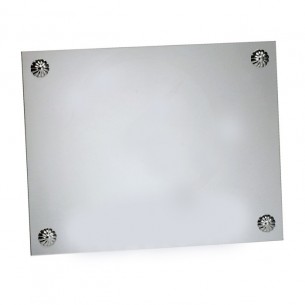 Placa de aluminio con clavos 180x13x0,5 mm. para grabar