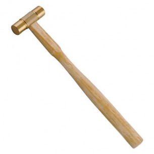 Marteau d'horloger en laiton 15 mm.