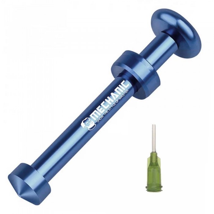 Plunger with needle for welding syringes