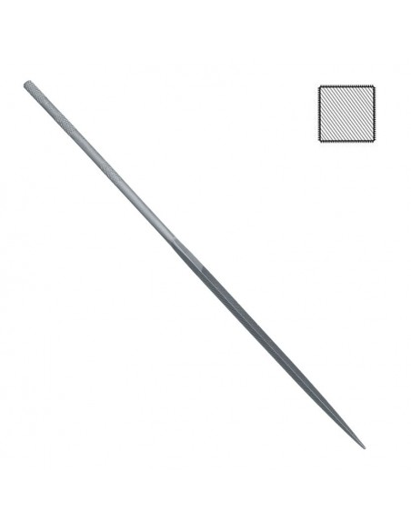 Lime aiguille carrée Vallorbe 200 mm.