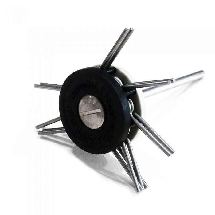 Cepillo montado de acero para matizar 2 púas de...