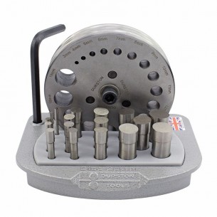 Coupeur de disque Durston avec 17 pièces de 3 à 19 mm.
