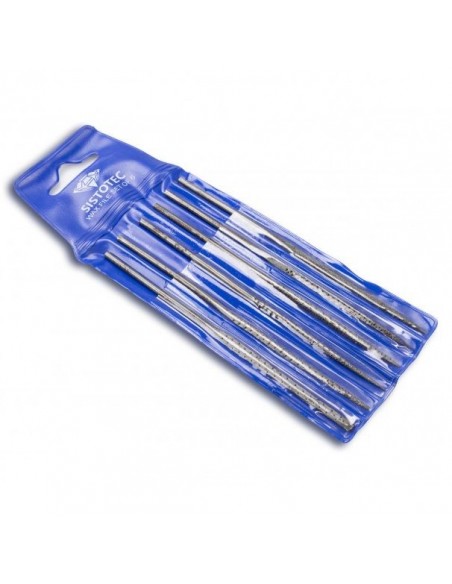 Jeu de 6 râpes à cire 140 mm. formes assorties