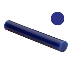 Tubo macizo de cera mecanizable Ferris azul 150x22 mm