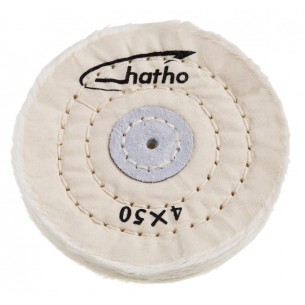 Cepillo de algodón blanco Hatho 50 capas 100x15 mm