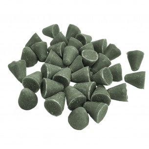 Chips conos de plástico abrasivo medio 12x13 mm. RXS 1 Kg.