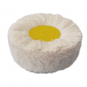 Cepillo pulir borrego de algodón 80 x 20 mm.