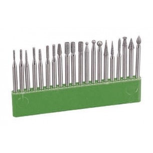 Estuche de 30 fresas diamantadas en formas surtidas 2