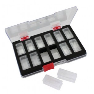 Boîte de tri avec 12 compartiments en plastique