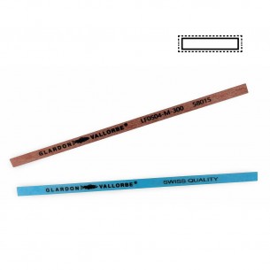 Vallorbe flat ceramic file 10x0,5x4 mm.