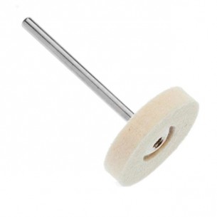 Disco montado de fieltro para micromotor 22 mm.