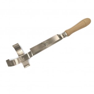 Support pour creusets ronds de 85 mm. main droite