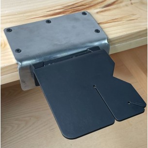 Metal chipper for coupling draft to engaste supports 2