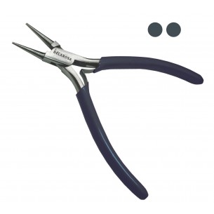 Pince ronde de 130 mm. avec ressort 2