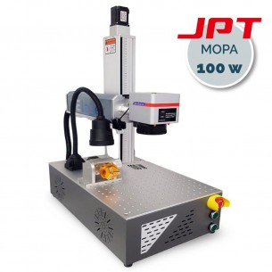 Láser de fibra óptica 100 W. Delaser GP-100 enfoque...