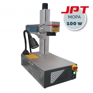 Fiber optic laser for portable engraving and cutting 100W...