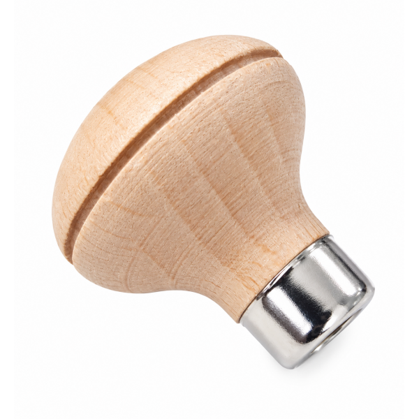 Mushroom-shaped beechwood graver handle